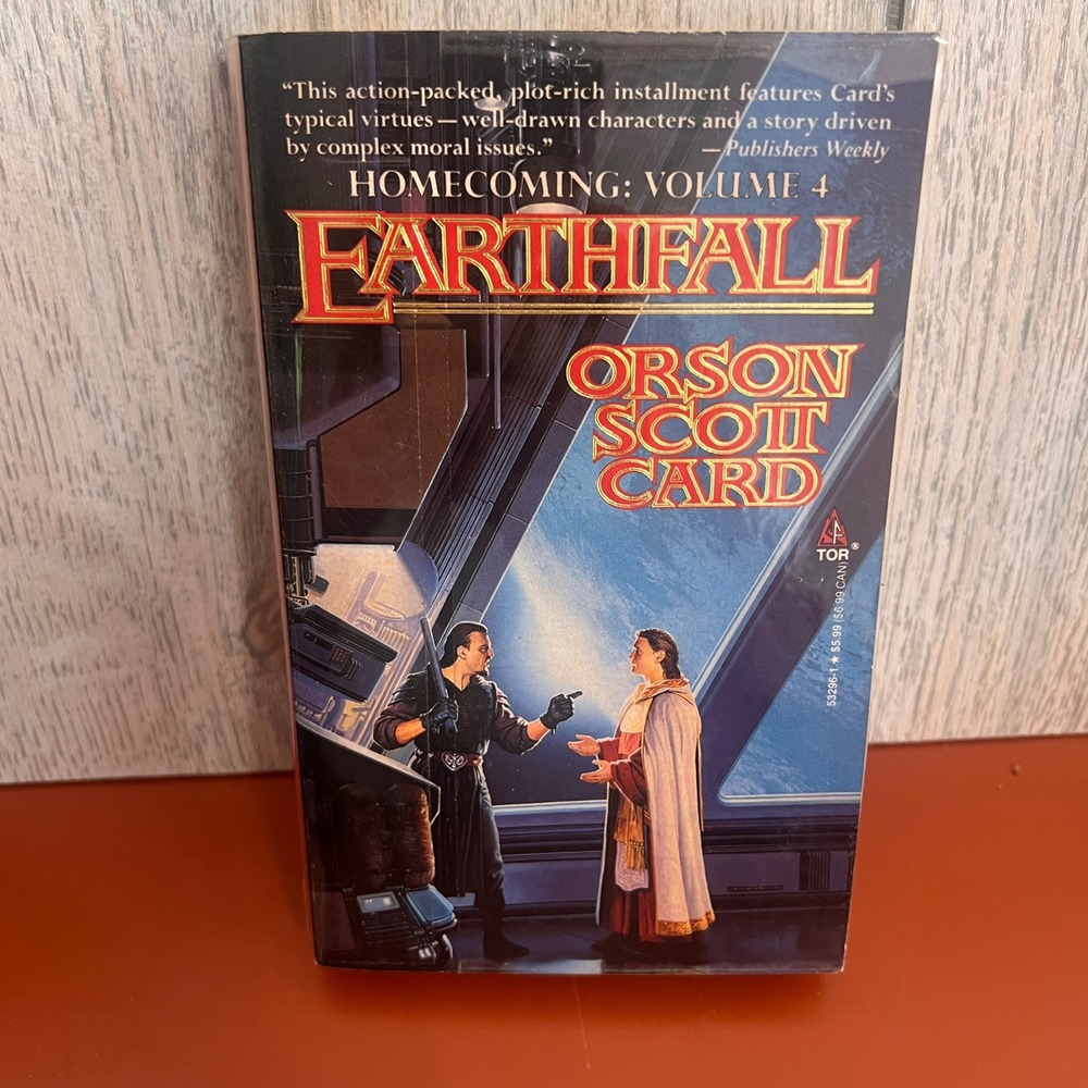 Earthfall Orson Scott Card Homecoming Volume 4 Sci-Fi Paperback 1996 0812532961‎